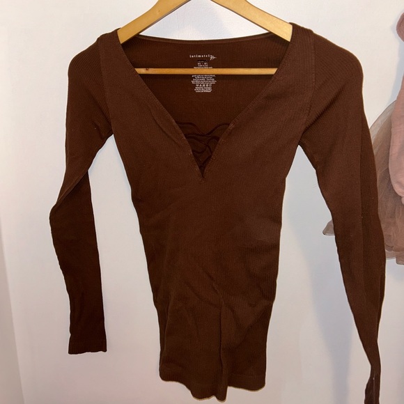free people ribbed long sleeve- brand new - Picture 1 of 4